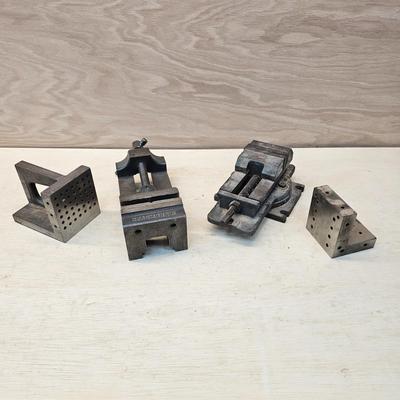 Emco & Palmgren Vises + Rt Angle Blocks (WS-JS)
