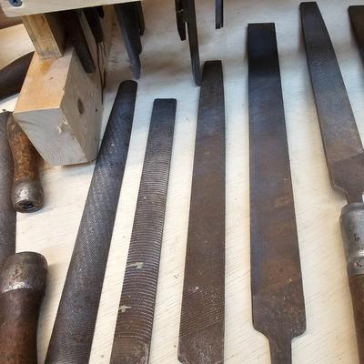 Large Assortment of Files, Rasps, Handles & More (WS-JS)
