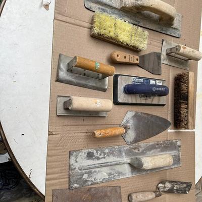 12 Pcs. Cement Hand Tools