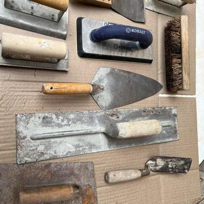 12 Pcs. Cement Hand Tools