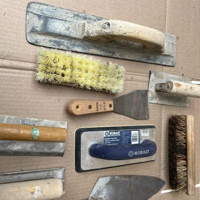 12 Pcs. Cement Hand Tools