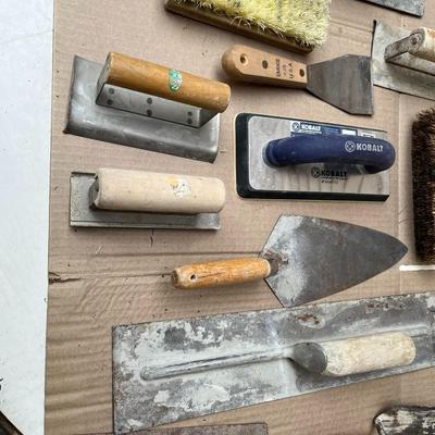 12 Pcs. Cement Hand Tools