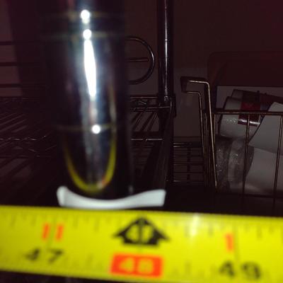 NSF Rated Adjustable 5 Shelf Unit on Casters (No Contents)