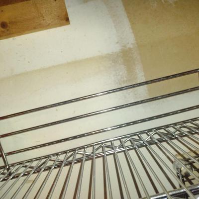 NSF Rated Adjustable 5 Shelf Unit on Casters (No Contents)