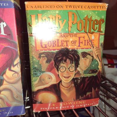 Collection of Harry Potter DVDs and Audio Books
