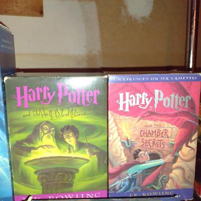 Collection of Harry Potter DVDs and Audio Books