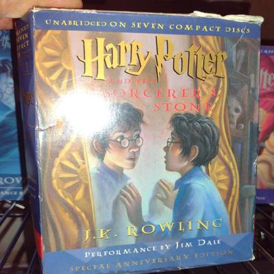 Collection of Harry Potter DVDs and Audio Books