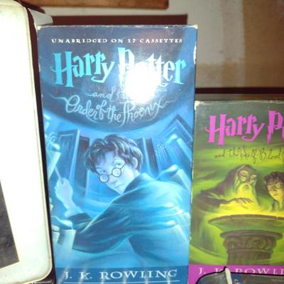 Collection of Harry Potter DVDs and Audio Books