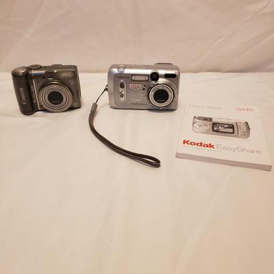 Canon Power Shot A590 and Kodak Easy Share DX6440 (LR-KD)