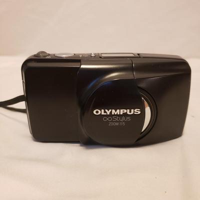 Olympus Stylus and Canon AF35m 35mm Cameras (LR-KD)