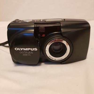 Olympus Stylus and Canon AF35m 35mm Cameras (LR-KD)