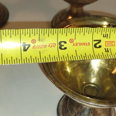 Weighted Sterling Silver Goblets- Set of Six- Approx Total Weight 351 Grams