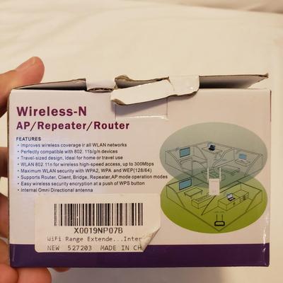 Wireless-N AP/Repeater/Router, LG Mac DVD Writer and a TP Link Wireless Router (LR-KD)