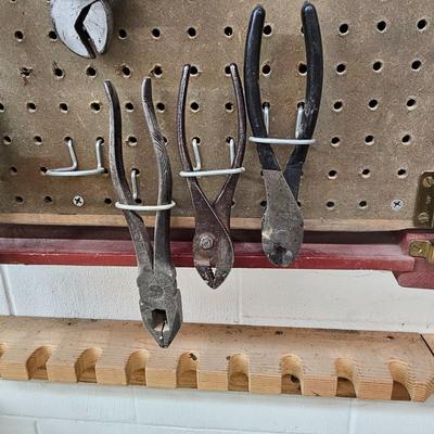 Peg Board Tool Rack & Tools (WS-JS)