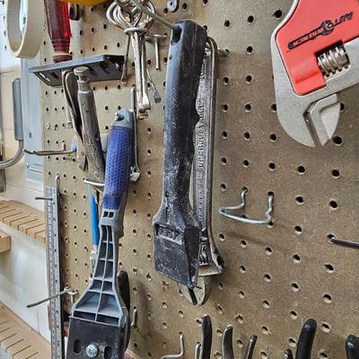 Peg Board Tool Rack & Tools (WS-JS)