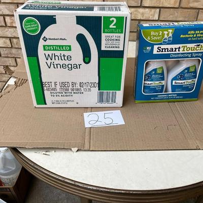 2 Pak Smart Touch Disenfecting Spray 2 Bottles Members Mark White Vinegar