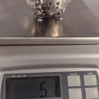 Sterling Silver Reticulated Bowl- Approx Total Weight 51 Grams
