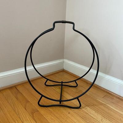 Wrought Iron Indoor / Outdoor Firewood Log Rack
