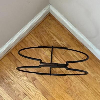 Wrought Iron Indoor / Outdoor Firewood Log Rack