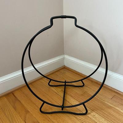 Wrought Iron Indoor / Outdoor Firewood Log Rack