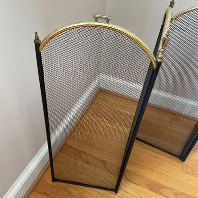 Vintage Fireplace Screen