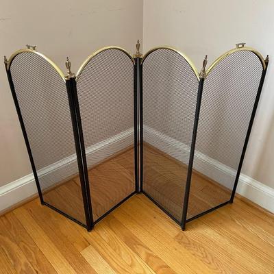 Vintage Fireplace Screen