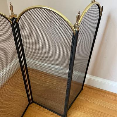 Vintage Fireplace Screen