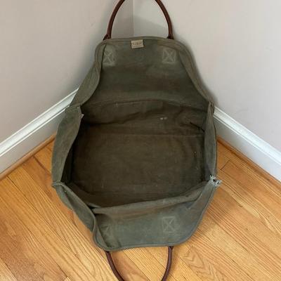 L.L. Bean Waxed-Canvas Log Carrier