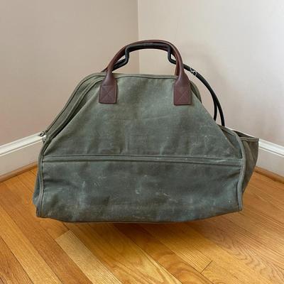 L.L. Bean Waxed-Canvas Log Carrier
