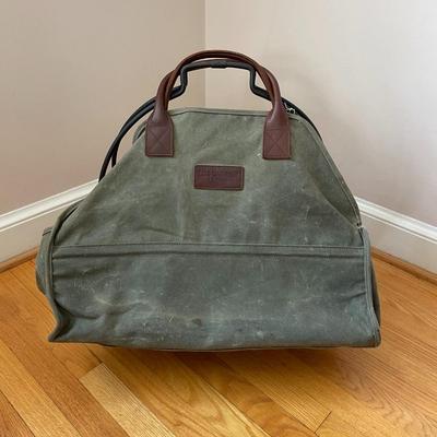 L.L. Bean Waxed-Canvas Log Carrier