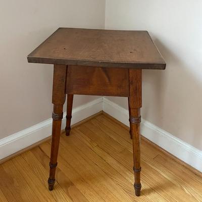 Vintage Solid Wood Side Table
