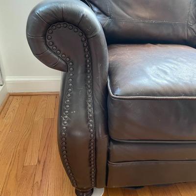 Brown Leather Sofa