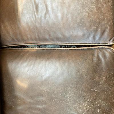 Brown Leather Sofa