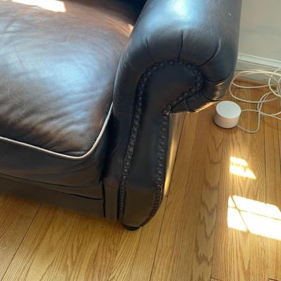 Brown Leather Sofa