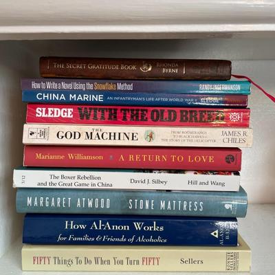 Lot of assorted books