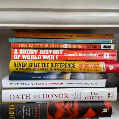 Lot of assorted books