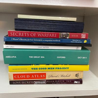 Lot of assorted books