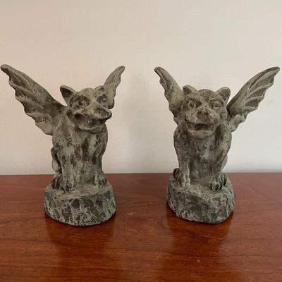 A Pair of Concrete Gargoyles wings.