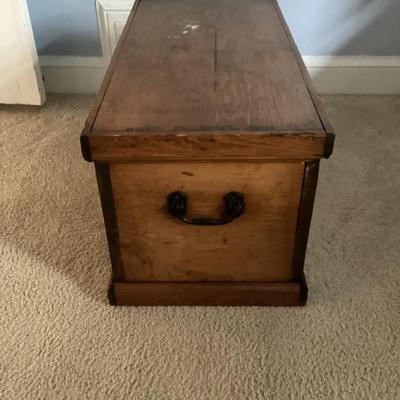 Vintage Small Pine Chest