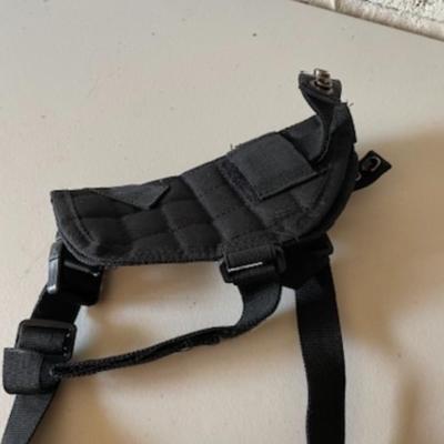 Concealed Double Shoulder Holster with Pouch.