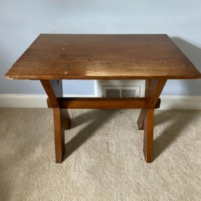 Wood Side Table