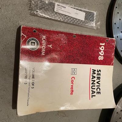 Corvette Service Manual - 1998. C5 Front Brake Duct Screens , 4 Brake Disks