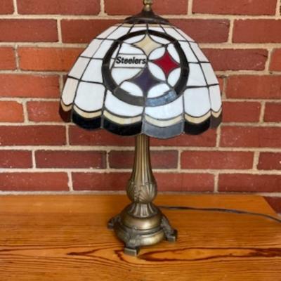 Pittsburgh Stealers Tiffany Style Lamp 