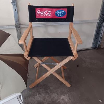 COCA-COLA/AMERICAN IDOL DIRECTORS CHAIR, COOLER AND UMBRELLA