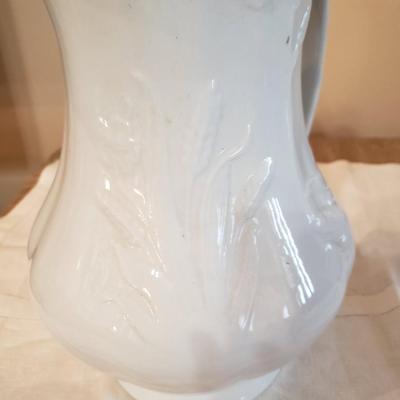Antique Stoneware Pitcher & Basin