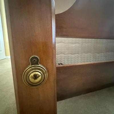 Queen Bed Frame, Mattress, Mattress Box and Blanket