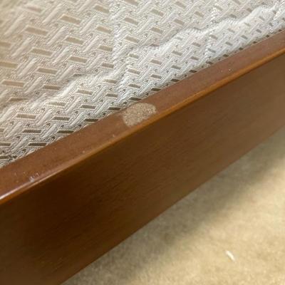 Queen Bed Frame, Mattress, Mattress Box and Blanket
