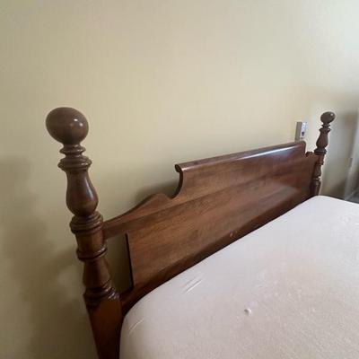 Queen Bed Frame, Mattress, Mattress Box and Blanket