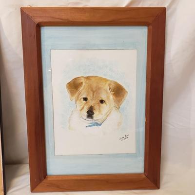Ripp Smith and Jean Bow Dog Art "Sandy" (H-KD)