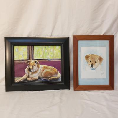Ripp Smith and Jean Bow Dog Art "Sandy" (H-KD)
